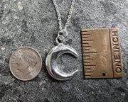 crescent moon necklace pendant