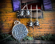 itsy bitsy spider dangle earrings - whimsical spider jewelry