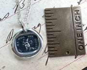 witch wax seal necklace - we all have our hobbys - wax seal jewelry
