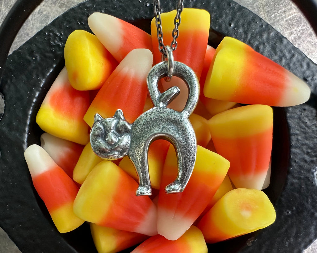 scaredy cat necklace