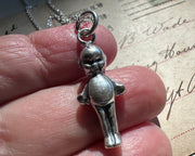 Kewpie doll necklace pendant ... cute or creepy doll jewelry?