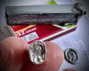 impressionable Isabella ghost pendant - ghost wax seal jewelry