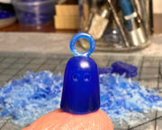 ghost necklace charm - gold vermeil ghost jewelry