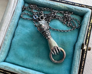 victorian hand charm holder