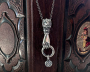 victorian hand necklace