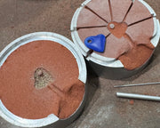 sand cast heart jewelry