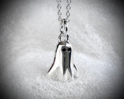 Felicia the firstborn ghost pendant - spooky jewelry