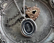 skeleton key pendant
