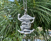 Amanita muscaria mushroom necklace