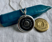 aspen leaf wax seal jewelry