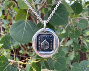 aspen tree leaf pendant