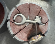 medieval skeleton key necklace charm - medieval jewelry