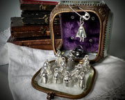 ghost necklace charm - dancing ghost jewelry - fourth born ghost