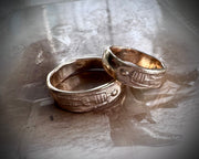 skeleton ring 14k gold - memento mori jewelry