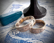 skeleton ring 14k gold - memento mori jewelry