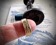 skeleton ring 14k gold - memento mori jewelry
