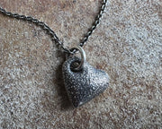 personalized sand heart necklace