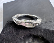 rustic organic cinderella ring - artisan hand crafted jewelry