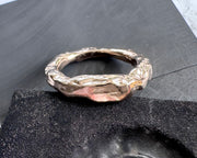 rustic organic cinderella ring - artisan hand crafted jewelry