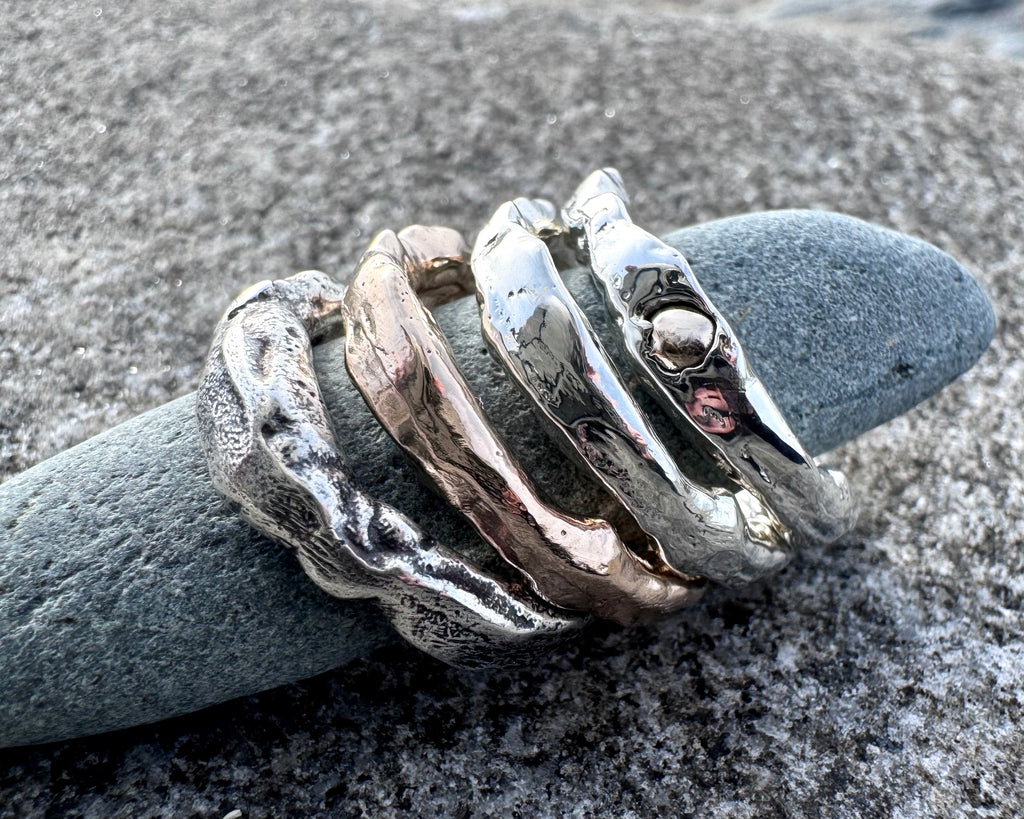 rustic organic cinderella ring - artisan hand crafted jewelry