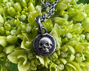 skull wax seal pendant