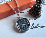 I will return wax seal necklace