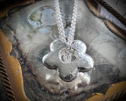 flower necklace pendant - botanical jewelry