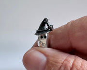 tiny ghost necklace