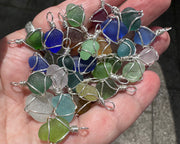 sea glass charms - choose a charm color