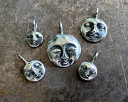 sleepy moon necklace