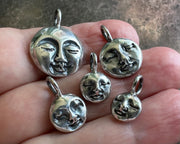 moon face pendant