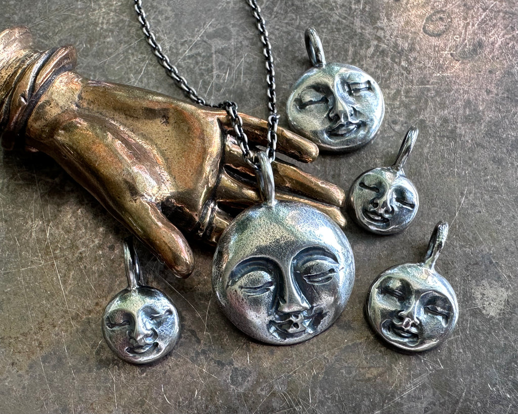 full moon necklace