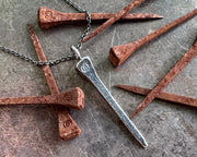 coffin nail pendant