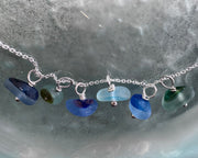sea glass necklace charm - end of day sea glass jewelry