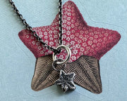 star crinoid fossil jewelry