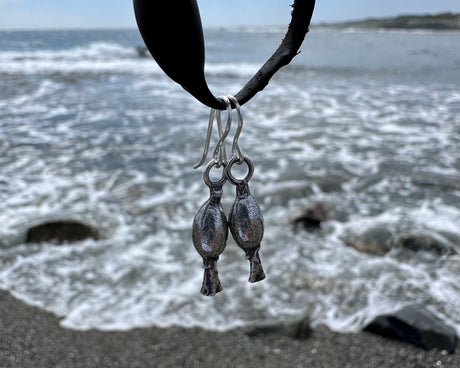 seaweed kelp earrings