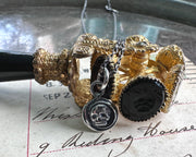 small skull wax seal pendant