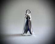 Tall Tallulah the ghost pendant - Halloween ghost jewelry