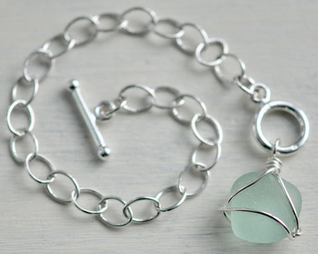 sea glass bracelets