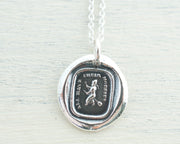 witch wax seal necklace - all have their hobbies - wax seal jewelry