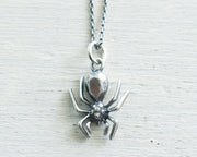 spider necklace pendant