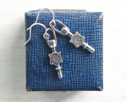 pocket watch earrings