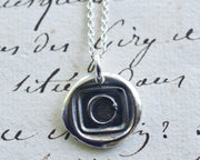ouroboros wax seal pendant