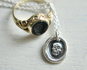 skull wax seal jewelry