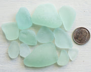 pale green / sea foam sea glass