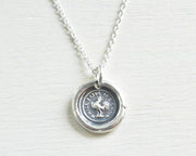 rooster wax seal pendant