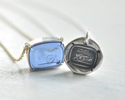 cannon wax seal necklace