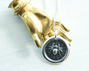spider wax seal pendant