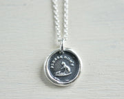 cat wax seal pendant
