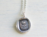 under the rose wax seal pendant
